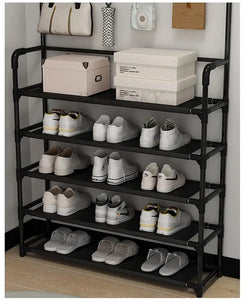 Multi-Layer Shoe Rack Coat Rack Storage & DIY Clothes Hanger