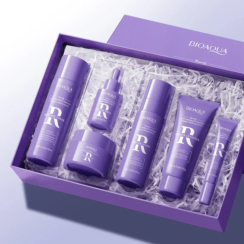 6pcs/set BIOAQUA Retinol Facial Skin Care Set